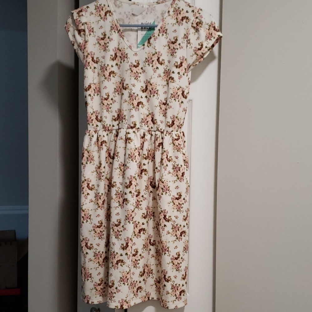 Honey and lace Windsor Dress with pockets